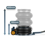 Podnośnik samochodowy pneumatyczny 3,5 t Humberg HM-382