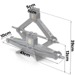 Podnośnik samochodowy trapezowy lewarek 2 t Humberg HM-383