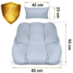 Poduszka do fotela wiszącego Luisiana Sofotel szara