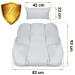 Poduszka do fotela wiszącego Luisiana Sofotel szara