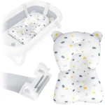 Poduszka do wanienki dla niemowląt Ricokids biało-niebieska