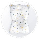 Poduszka do wanienki dla niemowląt wkładka do kąpieli Ricokids biało-niebieska