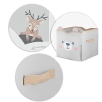 Pojemnik na zabawki i mata NK-408 Nukido - szary