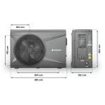 Pompa ciepła do basenu spa podgrzewacz wody 10kw Humberg HM-912