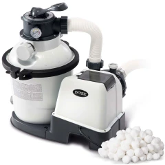Pompa filtrująca piaskowa + kulki filtracyjne 5700 l/h INTEX 26644