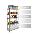 Regał metalowy magazynowy 180 x 90 x 40 cm Humberg HR-812 + pokrowiec GRATIS