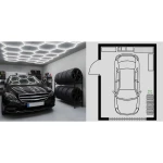 Regał stojak na opony koła metalowy półka na 8 opon Humberg HM-386