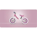 Rowerek biegowy dla dzieci Ricokids biało-różowy