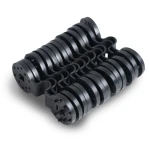 Siatka cieniująca 1,2x25m 140g/m2 + 50 zacisków zielona