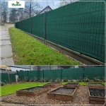 Siatka cieniująca 1,2x25m 140g/m2 + 50 zacisków zielona