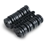 Siatka cieniująca 1,2x50m 110g/m2 + 50 zacisków zielona