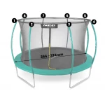 Siatka wewnętrzna do trampolin 374 cm 12ft Neo-Sport