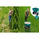 Siewnik do trawy nasion rozsiewacz nawozu ręczny 27l Plonos PL-981