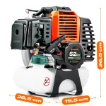 Silnik do kosy spalinowej podkaszarki 52 cc 7500 RPM Humberg HM-615