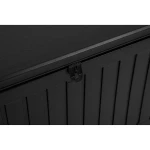 Skrzynia ogrodowa 109 x 51 x 55 cm 270 litrów czarna