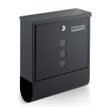 Skrzynka na listy 34x30,5x10 cm antracyt HM-861