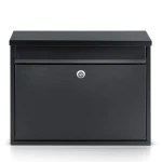 Skrzynka na listy 37,5x30,5x12 cm czarna HM-860