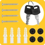 Skrzynka na listy 37,5x30,5x12 cm czarna HM-860