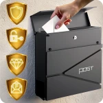 Skrzynka na listy 37x37x10,5 cm antracyt HM-862