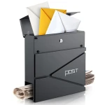 Skrzynka na listy 37x37x10,5 cm antracyt HM-862