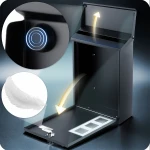 Skrzynka na listy 39x25,5x12 cm czarna HM-864