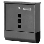 Skrzynka na listy 33x31x10cm antracyt 4993