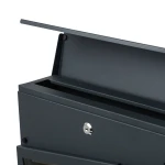 Skrzynka na listy 37x37x10cm antracyt 4996