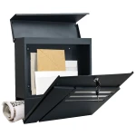 Skrzynka na listy 37x37x10cm antracyt 4996