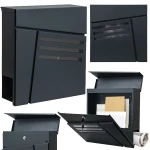 Skrzynka na listy 37x37x10cm antracyt 4996