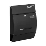 Skrzynka na listy 35x45x10cm czarna 4994