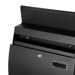 Skrzynka na listy 35x45x10cm czarna 4994