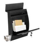 Skrzynka na listy 35x45x10cm czarna 4994