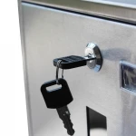 Skrzynka na listy 33x31x10cm stal nierdzewna 4990