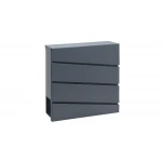 Skrzynka na listy 37x37x10cm antracyt 4992