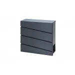 Skrzynka na listy 37x37x10cm antracyt 4992