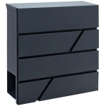 Skrzynka na listy 37x37x10cm antracyt 4991