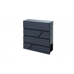 Skrzynka na listy 37x37x10cm antracyt 4991