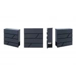 Skrzynka na listy 37x37x10cm antracyt 4991