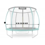 Słupek dolny do trampoliny typu C 8-14 ft zielony Neo-Sport