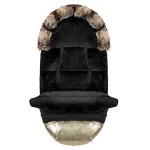 Śpiworek do wózka, sanek Elmi Ricokids - czarno-złoty 