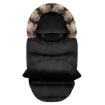 Śpiworek do wózka, sanek Elmi Ricokids - czarno-złoty 