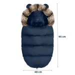 Śpiworek do wózka, sanek Elmi Ricokids - granatowy