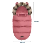 Śpiworek do wózka, sanek Elmi Ricokids - różowy