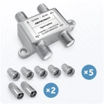 Splitter antenowy rozgałęźnik pasywny 3-wejściowy 5–2400 MHz Berdsen BD-957