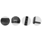 Stacja pogodowa z wyświetlaczem BD-908 czarna