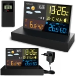 Stacja pogodowa z wyświetlaczem BD-912 czarna