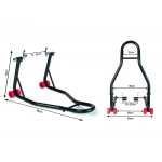 Stojak motocyklowy, podnośnik przód + tył Humberg MT1