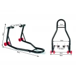 Stojak motocyklowy, podnośnik przód + tył Humberg MT2