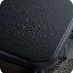 Stół cateringowy ogrodowy składany 180 cm Plonos czarny