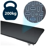 Stół cateringowy ogrodowy składany 244 cm Plonos czarny